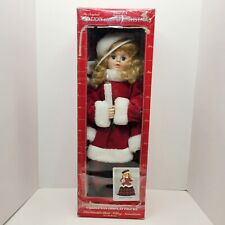 Vintage 1991 Telco Classics 18” Holiday Time Christmas Caroler Doll picture