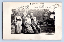 RPPC 1914. 4 GENERATION FAMILY. BEAVER DAM, WIS. POSTCARD 1A37 picture