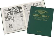 World War II Personalised Book Historic Newspapers - WW2 Commemorative Gift picture