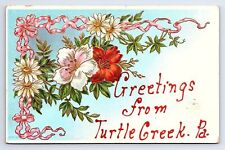 Postcard Greetings From Turtle Creek Pennsylvania c.1909 picture