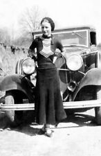 1933 Bonnie Parker PHOTO Gangster Bonnie and Clyde Gang Prohibition Era Car picture