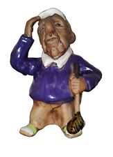 VTG Golfer Sculpture Figure Golf Caricature Older Man Marked 3101 USA Father Gag picture