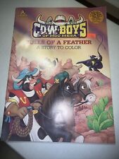 Wild West Cowboys of Moo Mesa Bulls of a Feather Coloring Book 1993 New Unused picture