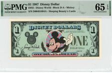 1987 $1 Disney Dollar Mickey PMG 65 EPQ (DIS5) picture