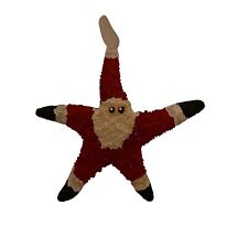 #3906  Santa Claus hand painted starfish Christmas Ornament picture