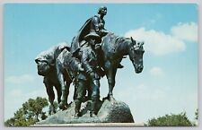 Postcard Pioneer Mother Sculpture Penn Valley Park Kansas City MO picture