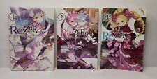 Re:Zero 1-3 Starting Life in Another World Novel English New YenOn VGC  picture