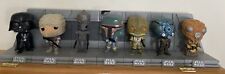 Funko Pop Star Wars Game Stop Bounty Hunter’s Complete 7 Piece Set Loose OOB picture