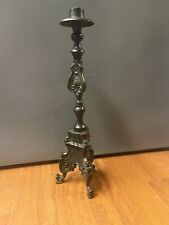 Baroque Bronze Candlestick 15” Tall picture