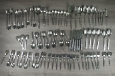 Vintage Oneida Community Stainless Steel My Rose Flatware 90 Piece Set picture