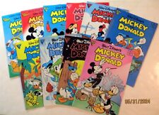 Walt Disney's Mickey and Donald Lot: #6-8, 10-13, 15, 17-18, Gladstone, 1988 picture