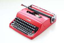 SALE - Olivetti Lettera 32 Red Typewriter, Vintage, Professionally Serviced picture