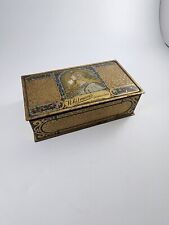 Vintage Whitman's Salmagundi Art Nouveau Mosaic Tin Candy Trinket Box picture