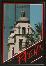 Phoenix Arizona St Mary's Roman Catholic Church  Postcard 6x4