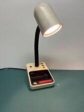 Vintage Mobilite Desk Lamp with Clock and Alarm Model M9845 Tested and Working picture