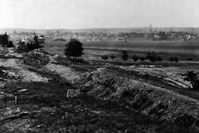 New 5x7 Civil War Photo: Confederate Fortifications with Fredericksburg Beyond picture