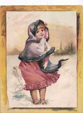 1800's Victorian Trade Card -Woolson Spice Lion Coffee picture