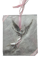 Serenity Breast Cancer Awareness Angel Christmas Ornament Pink Ribbon Courage picture
