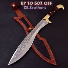 Kopis Sword High Carbon Steel Knife Ancient Greek Forward Curving Blade-19-in. picture