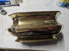 GREAT ANTIQUE ORNATE BRASS  PLANT CONTAINER 4 lbs brass  picture