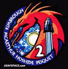 Authentic NASA SPACEX -CREW-2- ISS Mission - AB Emblem -CREW DRAGON- SPACE PATCH picture