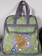 Vtg Rare Sanrio Bear Suitcase Just for Fun 1985 Backpack Hello kitty picture