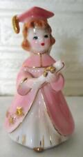 *~ Vintage JOSEF Originals Graduation GIRL in Pink Cap & Gown Figurine A+ ~* picture