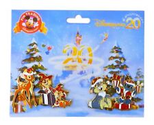 Disney Character Christmas Authentic Trading Pin Set - 4 Total Pins - Brand New picture