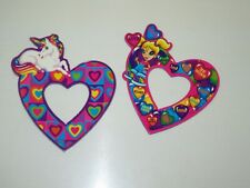 Vintage Lisa Frank Heart Small Photo Magnets Markie Y2K Girl picture