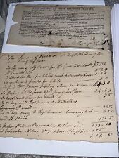 1824 Pre Civil War Hebron New York Penal Sum Contract Documents Israel McConnell picture