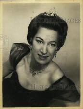 1966 Press Photo Pauline Stark, Houston soprano - hcb30357 picture