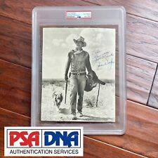 JOHN WAYNE * PSA/DNA * Autograph Iconic Movie COWBOY Photo SIGNED  * The Duke picture