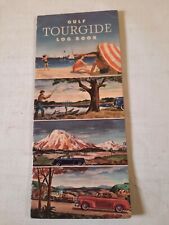 Vtg 1948 Gulf Tourgide Log Book   Gulf Oil Corp.   Travel Brochure fill out  picture