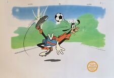 DISNEY GOOFY SOCCER Limited Edition Sericel Animation Art Cel picture