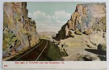 Dam Site Victorville Near San Bernardino California Bridge Railroad Old Postcard picture