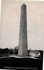 Postcard Bunker Hill Monument Boston Massachusetts picture