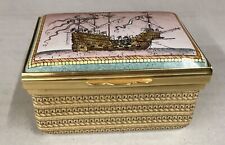 Halcyon Days Trinket Box “Mary Rose” Box-Ship-1982-Limited Edition of 350 picture