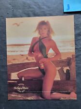Sexy Bikini Poster Offer Tecate Beer Promo Print Advertisement Vintage 1988 picture