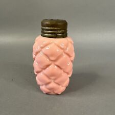 Antique Consolidated Pink Milk Glass Pine Cone Salt Shaker picture