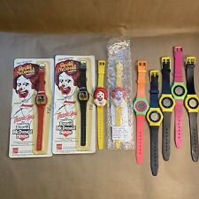 Lot Of 9 McDonald’s Vintage 1980s RONALD MCDONALD Watch Rare Untested picture