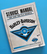1991 - 1992 Harley Davidson Service Manual Book XLH 883  XLH 1200 Sportster picture