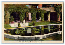 c1950's City Park Winnipeg Manitoba Canada Unposted Vintage Postcard picture