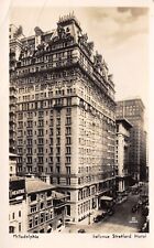 Philadelphia PA~Bellevue Stratford Hotel~Theatre~Broad & Walnut~1938 RPPC picture