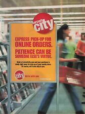 Circuit City Girl Shopping Basket Y2K 2000S Vtg Print Ad 8X11 Wall Poster Art picture