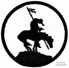 END OF THE TRAIL PATCH HORSE SYMBOL biker emblem iron-on embroidered morale logo picture