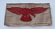 RAF- Royal Air Force Albatross Eagle Tropical Cloth Shoulder Title / Flash Badge picture