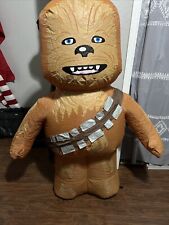 Star wars Chewbacca 5 Foot Blow Up Inflatable Used Christmas Yard Blow Up picture