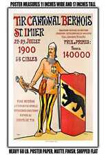 11x17 POSTER - 1900 Bernese cantonal shooting, St. Imier picture
