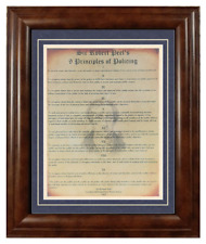 MC-BEST: Law Enforcement Peel's 9 Principles FRAMED MATTED PERSONALIZED  picture