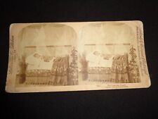 Post Mortem Picture Card Small Child Girl Funeral Stereoscope Stereoview ANGELS picture